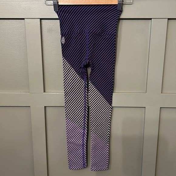 Free People Movement Finders Keepers Leggings Purple Stripes Size XS/S - Picture 8 of 11